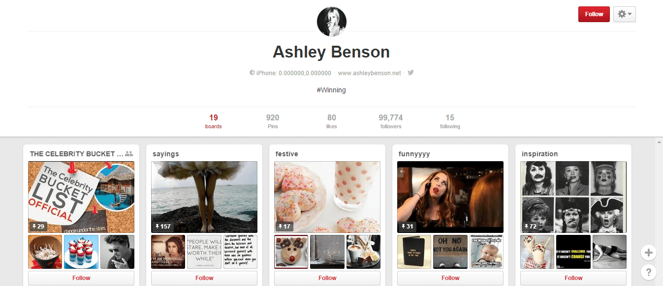 Pinterest- Ashley benson