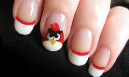 angry birds nails
