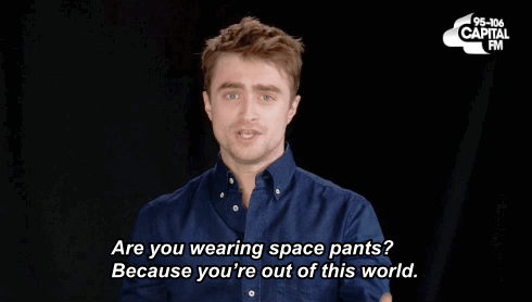 daniel radcliffe perfect chat up line
