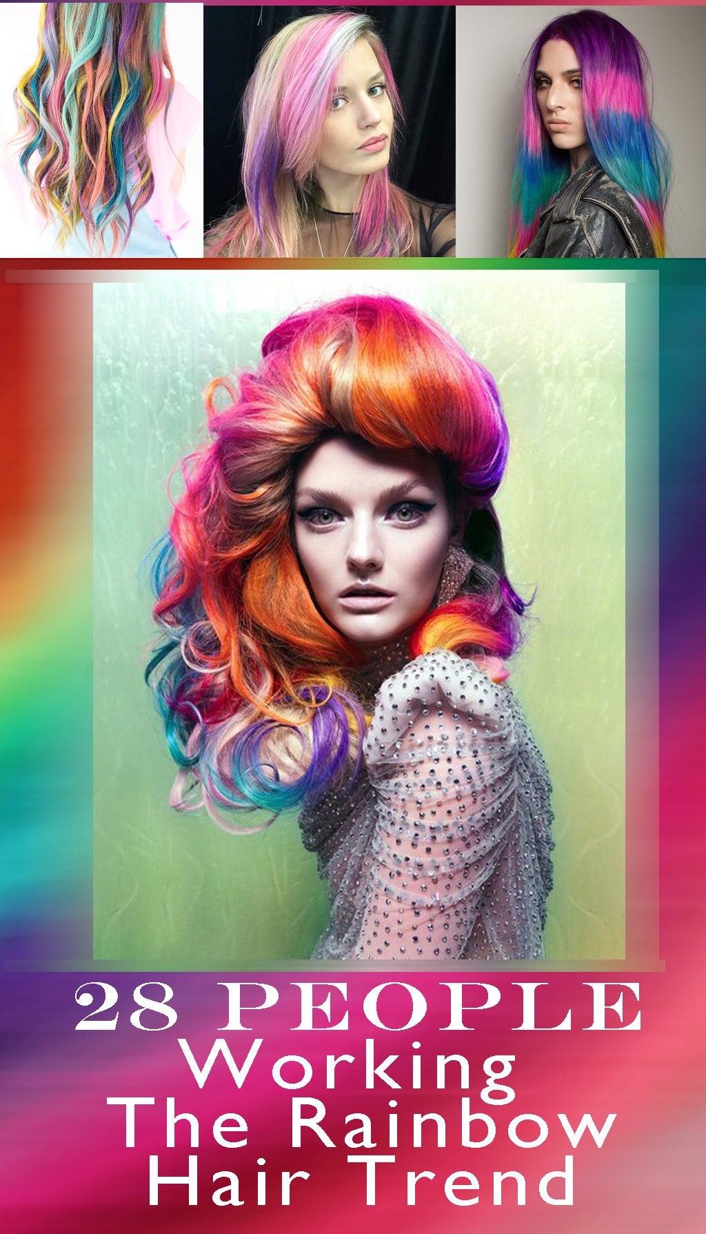 28 People Working The Rainbow Hair Trend Better Than Anyone- #9 is So Subtle Yet Blue