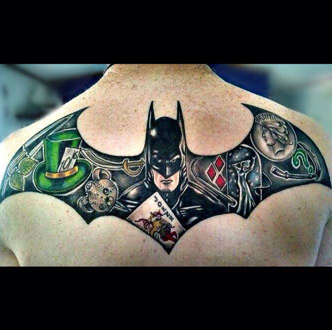 batman tattoo logo