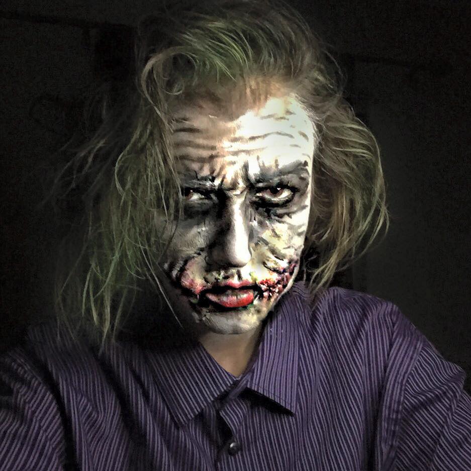 Rebecca Swift as the Joker from Batman: The Dark Knight Rises