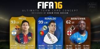 FIFA 16 team best players