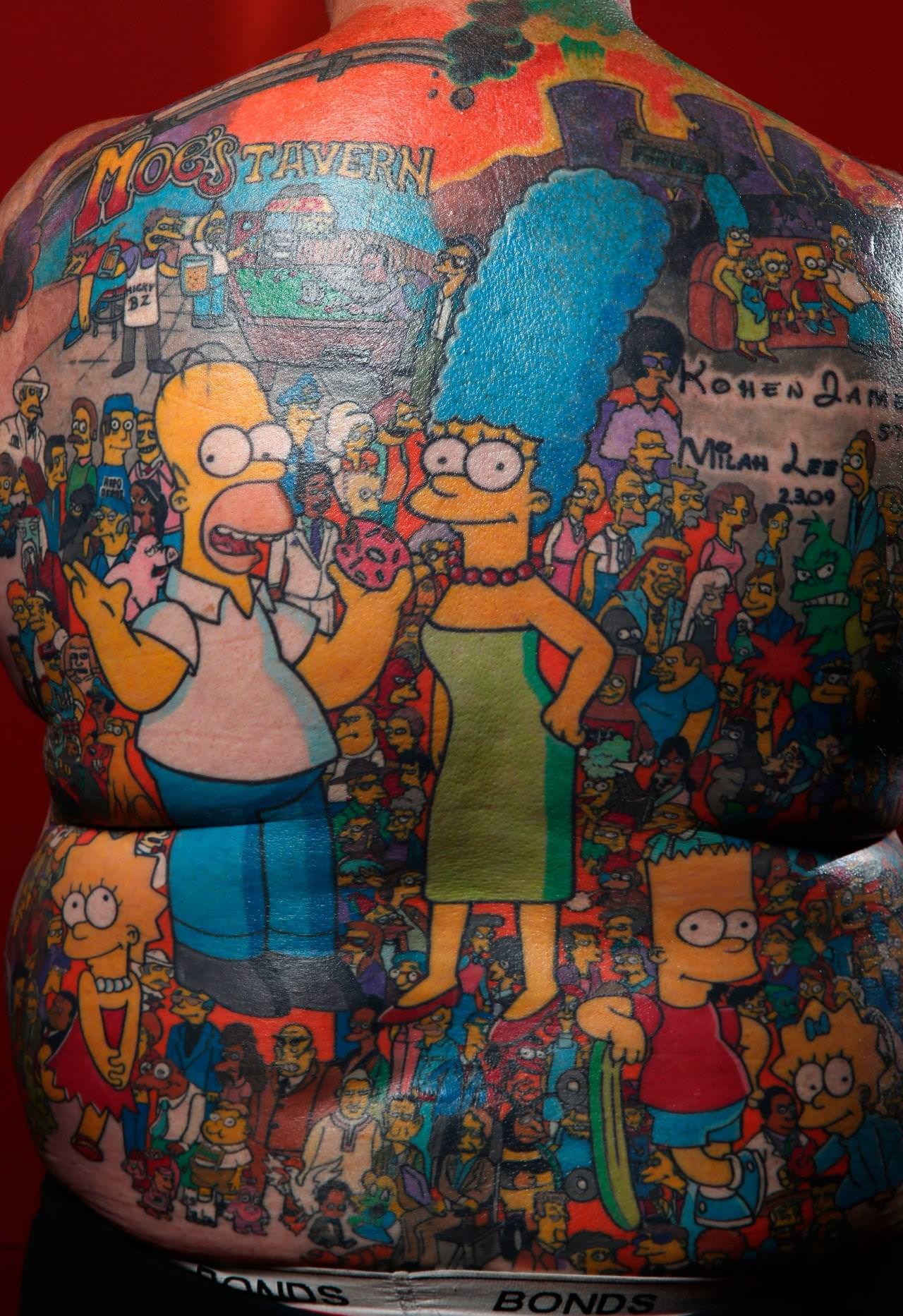 200 Simpsons Tattoos And Other Funny World Records