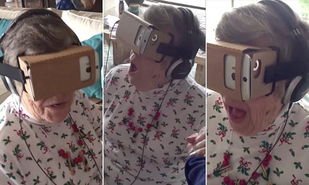 They Want Grandma to Try VR Headset – What She Does is Beyond Imagination