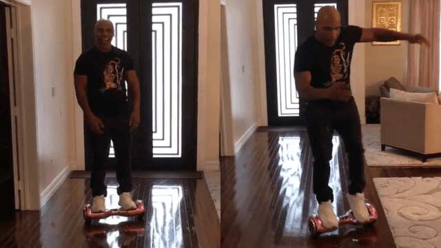 Mike Tyson’s Epic Hoverboard Fail – Caught in Action, Watch Video