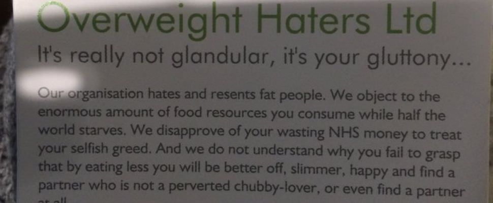 Fat Shaming Cards – New Trend Making Life of Overweight People A Lot More Difficult