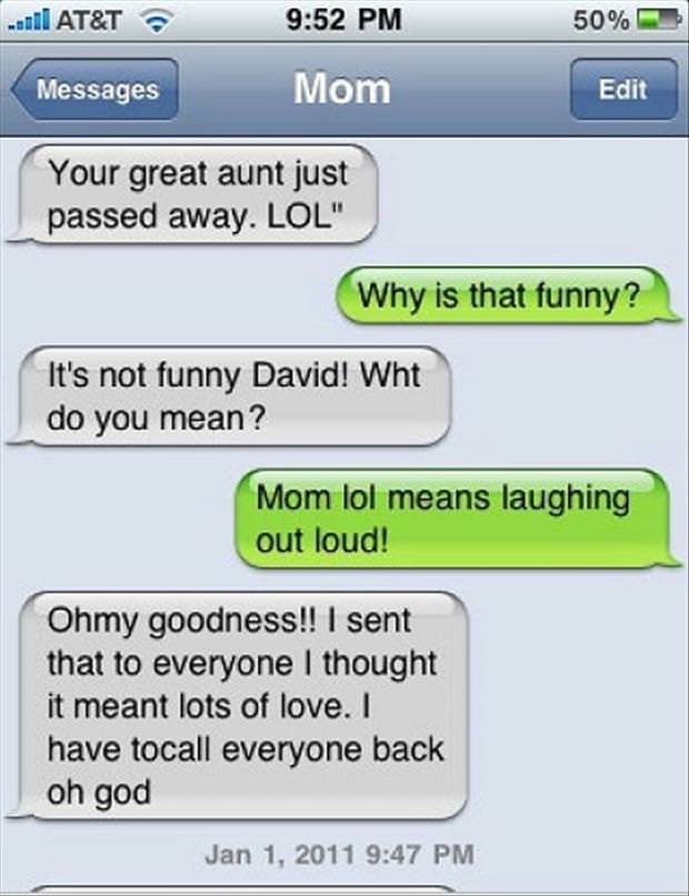 12 Most Hilarious Texts from Technology Illiterate Parents – #8 is Goofy!