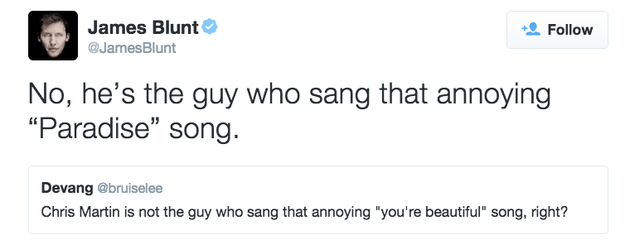 10 Times James Blunt Totally OWNED Twitter – #5 is the BEST