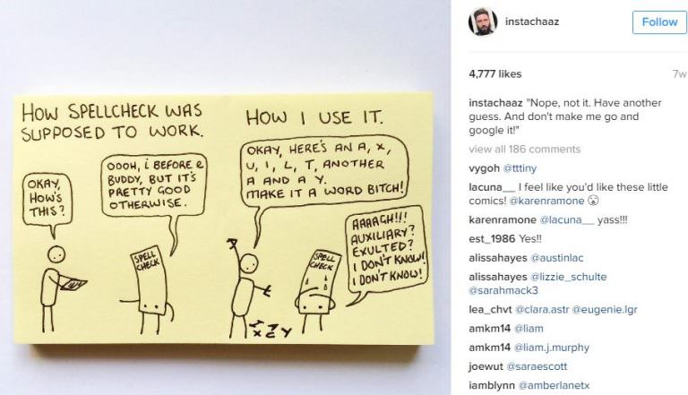Instachaaz – The Guy Who Makes Post-It Note Art To Sum Up Adulthood