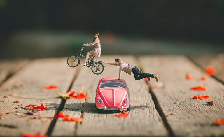 Really Creative Wedding Photographer Turns Bride And Groom Into Miniature People