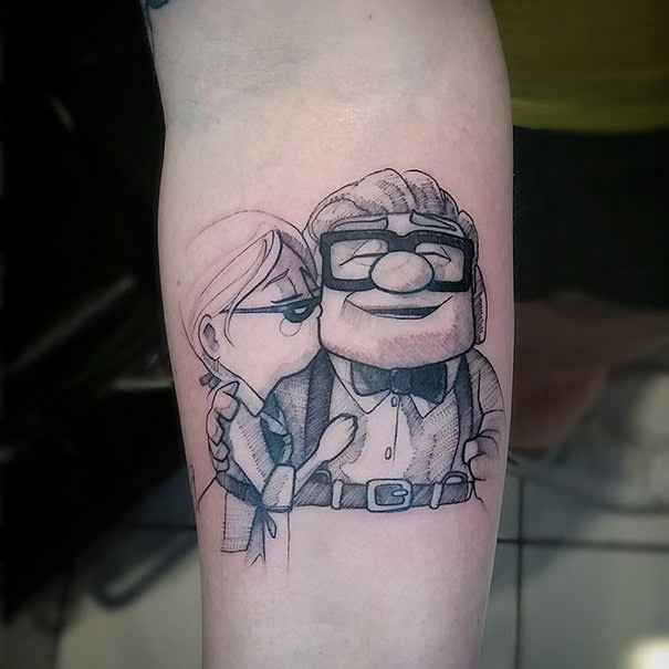 These Very Charming Pixar Inspired Tattoos Will Steal Your Heart